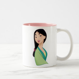 Tasse 2 Couleurs Tête de Mulan tournée