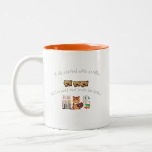 Tasse 2 Couleurs Tête sur talons pour livres