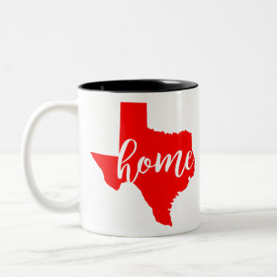 Tasse 2 Couleurs Texas Accueil #USAPatriotGraphics ©WhiteTigerLLC.C