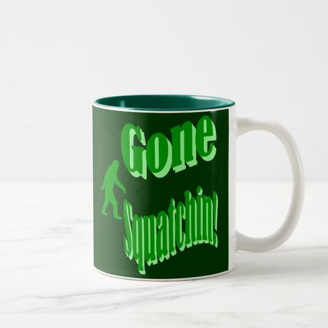 Tasse 2 Couleurs Texte du slogan vert parti (Droit)