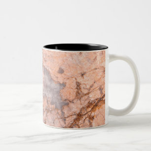 Tasse 2 Couleurs Texture de pierre de marbre tendance et cool