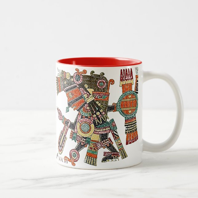 Tasse 2 Couleurs Tezcatlipoca - miroirs de tabagisme (Droit)