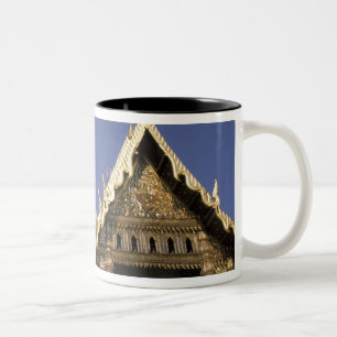 Tasse 2 Couleurs Thaïlande, Bangkok. Le soleil du matin se reflète 