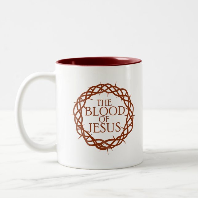 Tasse 2 Couleurs The Blood of Jesus (Gauche)