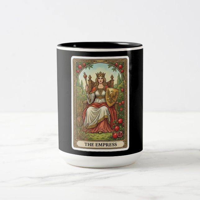 Tasse 2 Couleurs The Empress Tarot (Centre)