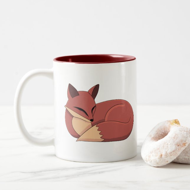 Tasse 2 Couleurs The Fox (Avec donut)