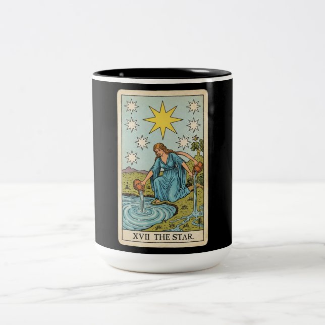 Tasse 2 Couleurs The Star Tarot (Centre)