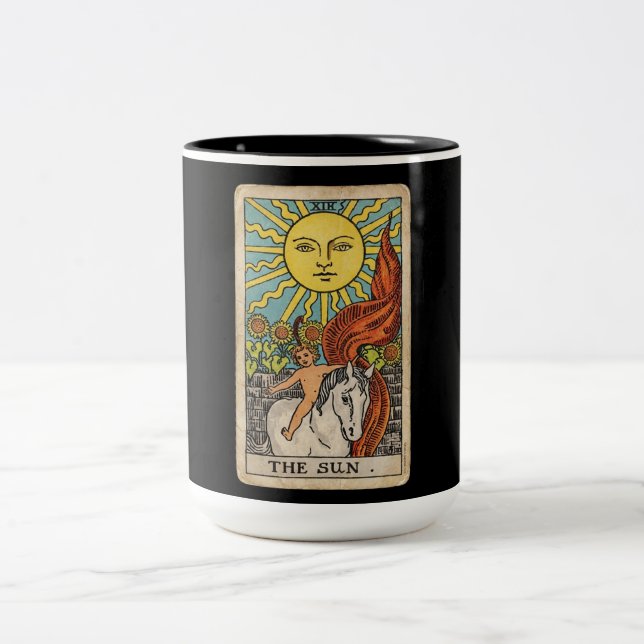 Tasse 2 Couleurs The Sun Tarot (Centre)