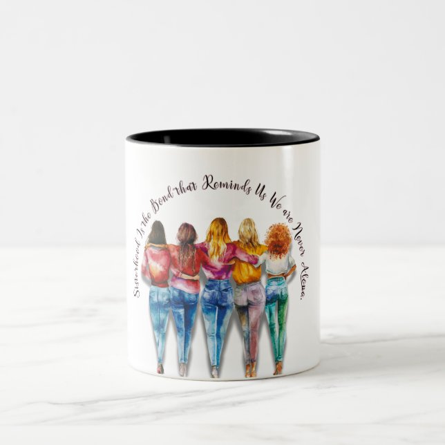 Tasse 2 Couleurs Thème de la Sisterhood (Centre)