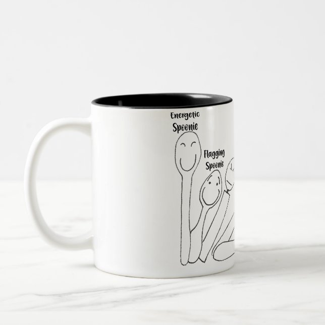 Tasse 2 Couleurs Théorie de cuillère expliquée (Gauche)