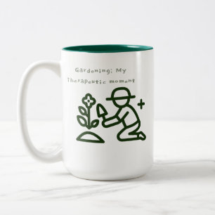 Tasse 2 Couleurs Thérapie de jardinage