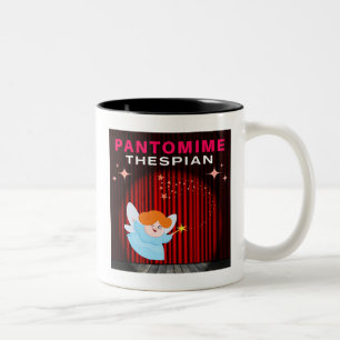 Tasse 2 Couleurs Thespian de pantomime - Marraine fée