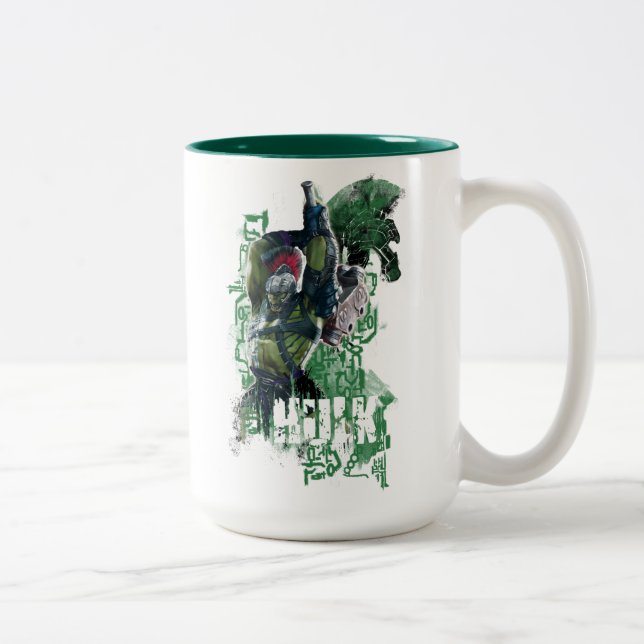 Tasse 2 Couleurs Thor : Ragnarok| Gladiator Hulk Battle Graphic (Droit)
