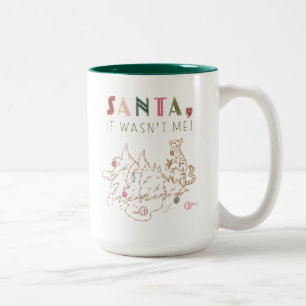 Tasse 2 Couleurs Tigger   Père Noël, ce n'était pas moi