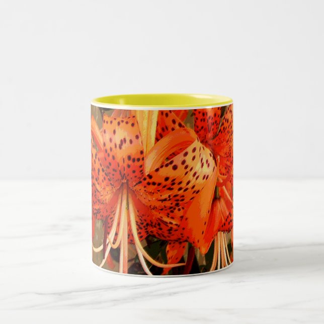 Tasse 2 Couleurs 'Tigre Lily (Centre)