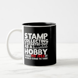 Tasse 2 Couleurs Timbre Collecte De Timbre Hobby Sans Dommage