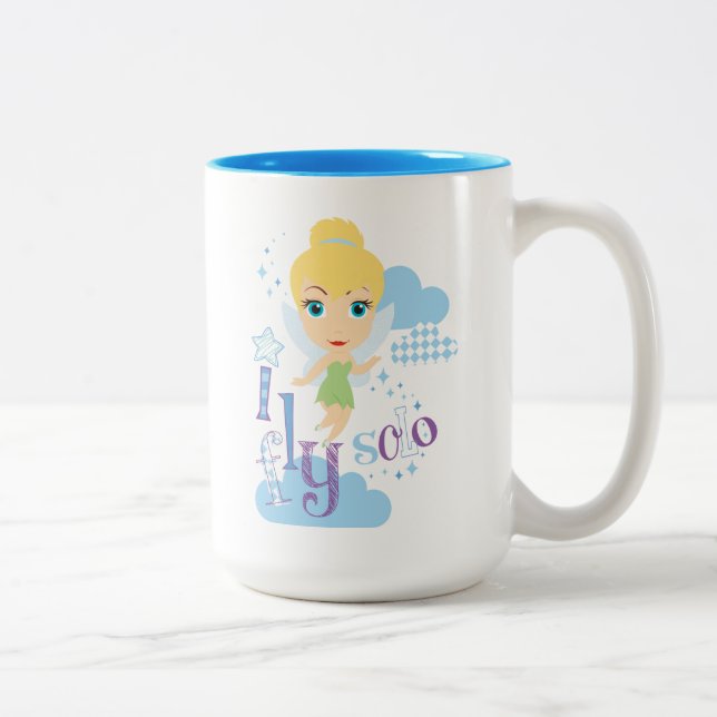 Tasse 2 Couleurs Tinker Bell | Je vole seul (Droit)