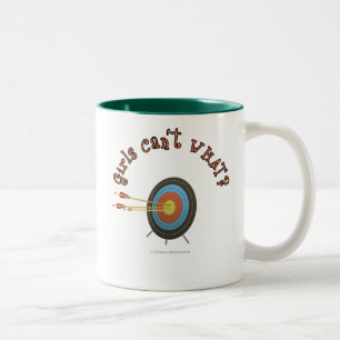 Tasse 2 Couleurs Tir à l'arc Cible Bullseye