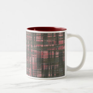 Tasse 2 Couleurs Tissé rose et gris