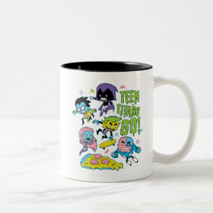 Tasse 2 Couleurs Titans Ados, allez ! Gnarly 90's Pizza Graphic