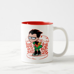 Tasse 2 Couleurs Titans Ados, partez !   Roboty Booty Scooty Buns