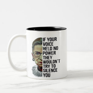 Tasse 2 Couleurs Titre : Si Votre Voix N'Avait Pas De Citation De P