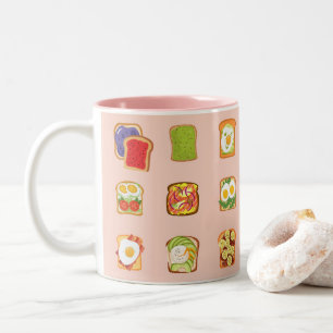 Tasse 2 Couleurs Toast de brunch