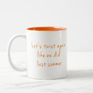 Tasse 2 Couleurs Tordons encore les titres frais 60s de chanson