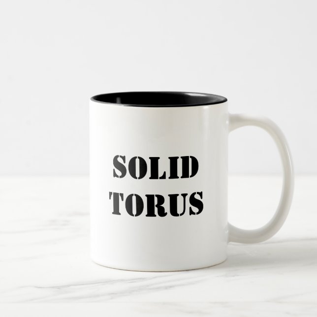 Tasse 2 Couleurs Tore solide (Droit)