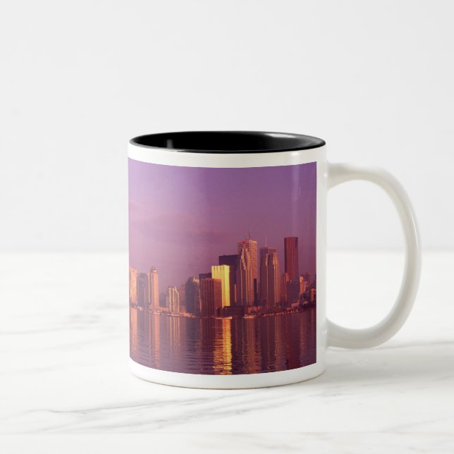 Tasse 2 Couleurs Toronto Skyline (Ontario), Canada (Droit)