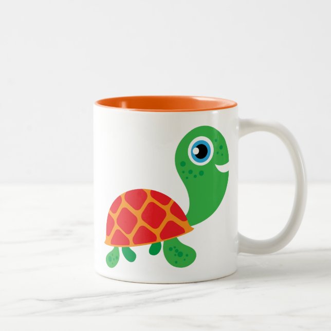Tasse 2 Couleurs Tortue impressionnante (Droit)