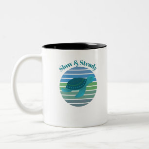 Tasse 2 Couleurs Tortue lente et stable