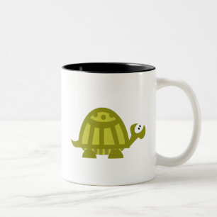 Tasse 2 Couleurs Tortue verte