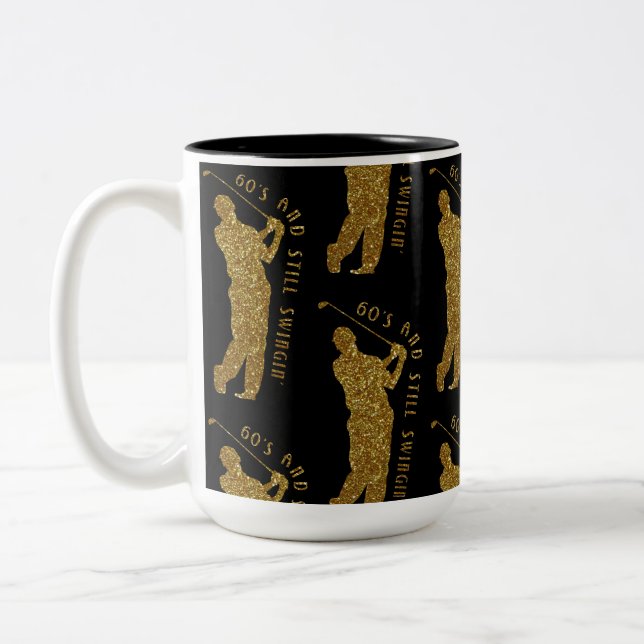 Tasse 2 Couleurs Toujours Swingin' Golfers 60 À 69 (Gauche)