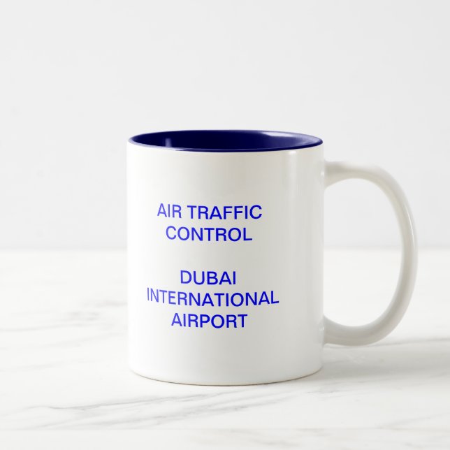 Tasse 2 Couleurs Tour de Dubaï (Droit)