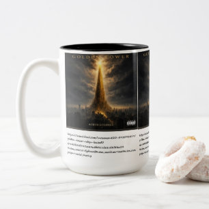 Tasse 2 Couleurs Tour dorée