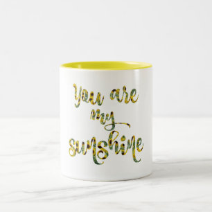Tasse 2 Couleurs Tournesol Vous êtes ma citation Sunshine