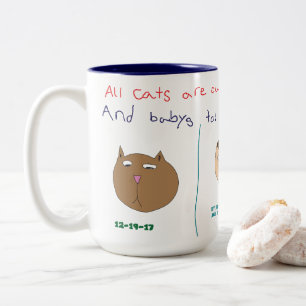 Tasse 2 Couleurs Tous les chats sont mignons !