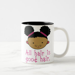 Tasse 2 Couleurs Tous les cheveux sont de bons cheveux (le lapin