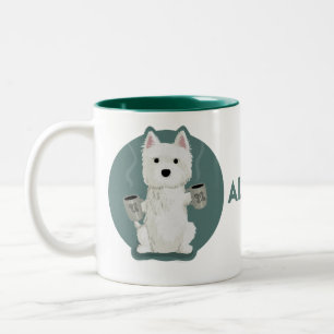 Tasse 2 Couleurs Tout le café [Westie]