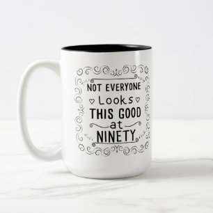 Tasse 2 Couleurs tout le monde n'a pas l'air aussi bon à l'âge de 9