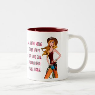 Tasse 2 Couleurs "Tout Un Diva Fille Doit Être Heureux..."