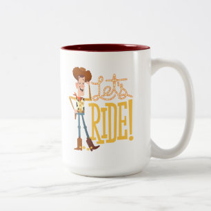 Tasse 2 Couleurs Toy Story 4  Illustration de Woody "Ride"