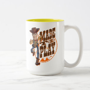 Tasse 2 Couleurs Toy Story 4   Woody "Made to play"