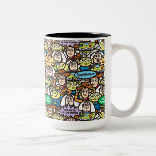 Tasse 2 Couleurs Toy Story  Motif de jouet mou