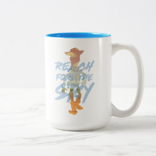 Tasse 2 Couleurs Toy Story  "Reach For The Sky" Woody & Buzz Art