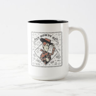 Tasse 2 Couleurs Toy Story Woody "Héy Howdy Hé"