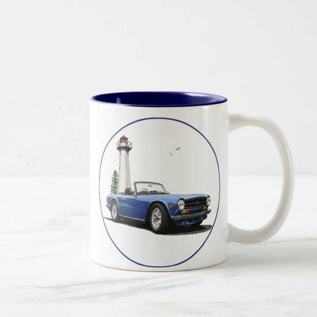 Tasse 2 Couleurs TR6 bleu (Droit)