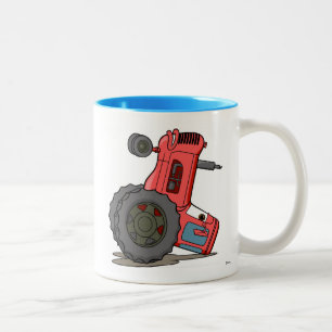 Tasse 2 Couleurs Tracteur renversé