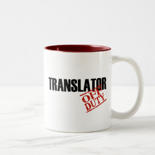 TASSE 2 COULEURS TRADUCTEUR QUI N'EST PAS DE SERVICE